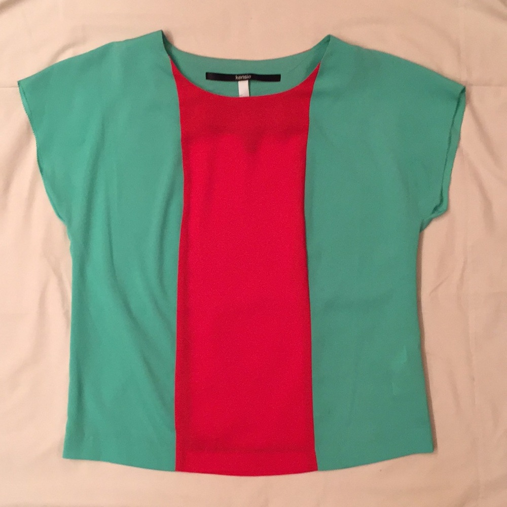 Kensie Juniors Sleeveless-Short Sleeve Top Size XS